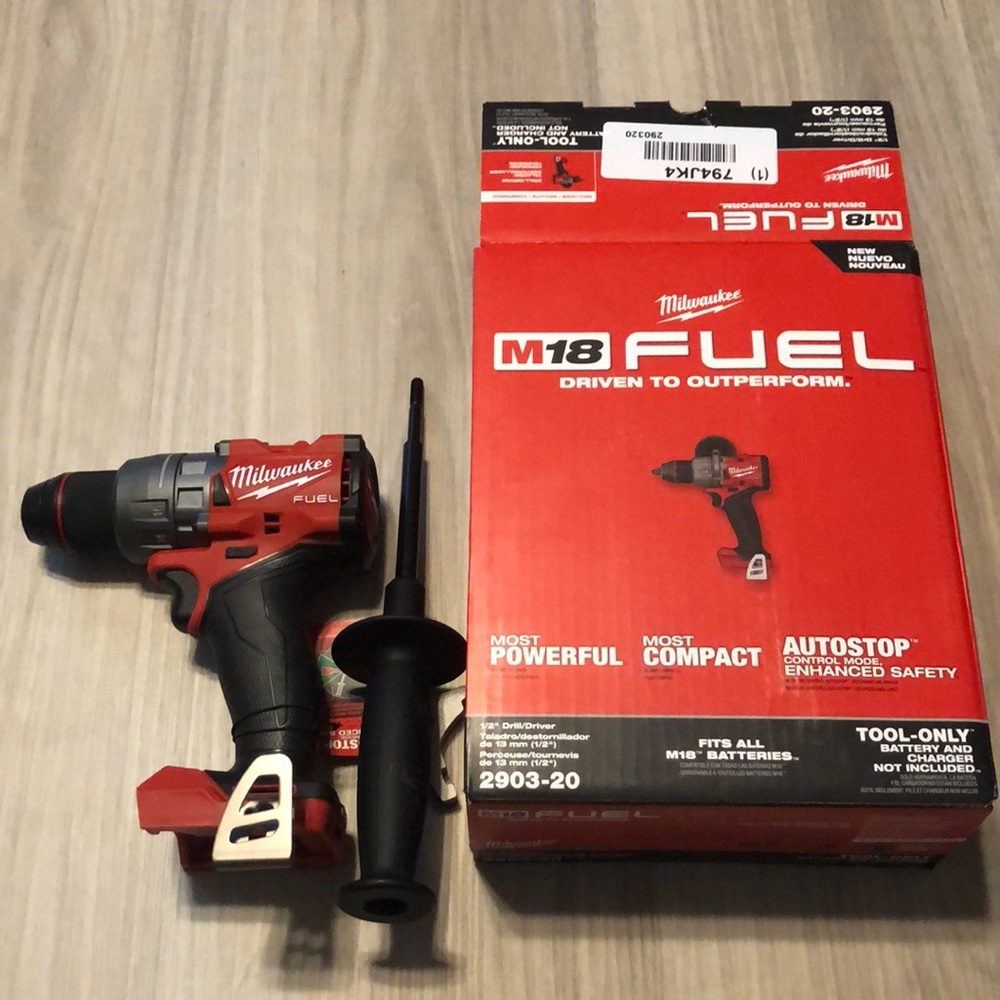 COPY - Milwaukee 1/2” Drill/Driver M18 Fuel Brushless Brand New Never Used Tool…